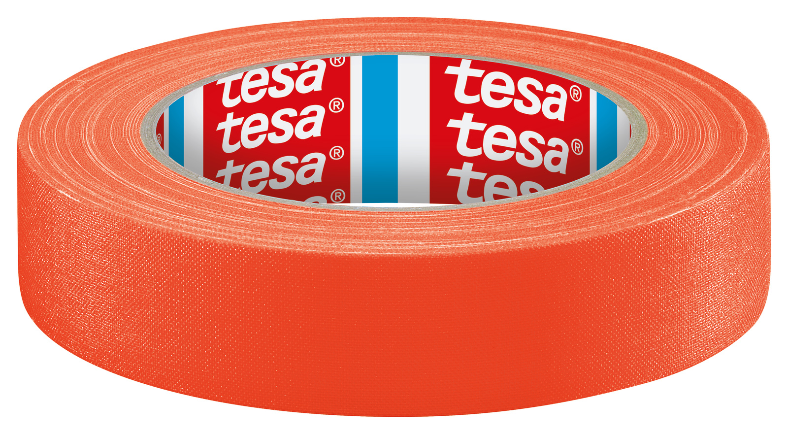 Tesa 04671-00049-10 Orange Acrylic Coated Gaffa Tape, 19mm x 25m, 0.28mm Thick