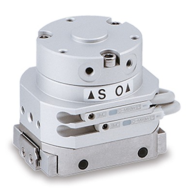 SMC 2 Finger Double Action Pneumatic Gripper, MDHR2-15R, Rotary Actuated Air Gripper Gripping Type