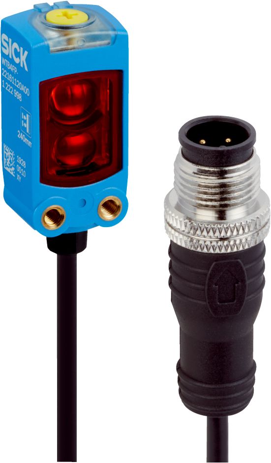 SICK Background Suppression Photoelectric Sensor, Rectangular Sensor, 5 m Detection Range IO-LINK