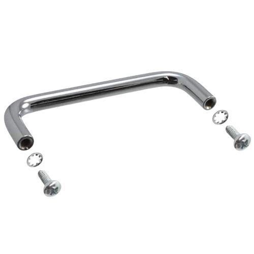 Hammond Chrome Steel Drawer Handle 24 mm Height, 77mm Width, 6mm Length