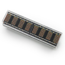 HDSP-2533 Broadcom 8 Digit Dot Matrix LED Display, 5 x 7 Dot Matrix Green 7.5 (Typ.) mcd 4.6mm