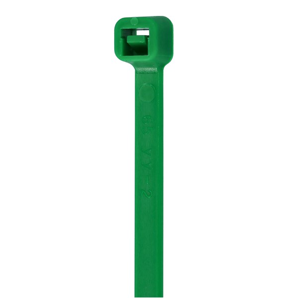 NEMIQ Cable Tie, , 150mm x 3.3 mm, Green Nylon, Pk-100