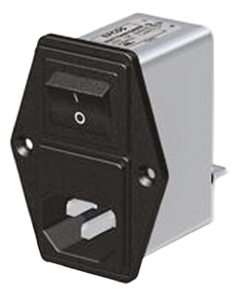 EPCOS 4A, 250 V ac/dc Panel Mount IEC Inlet Filter B84776M0004A000, Tab