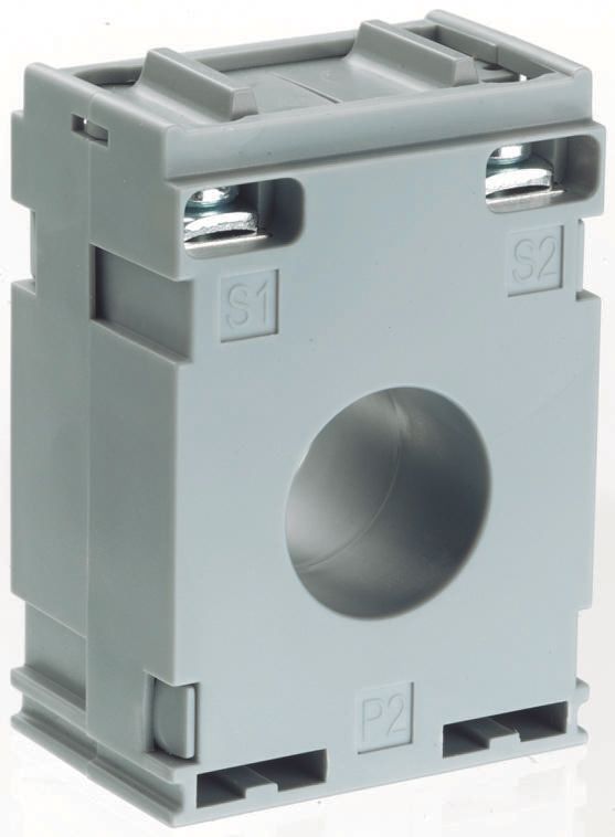 HOBUT CT132 Series DIN Rail Mounted Current Transformer, 120A Input, 120:5, 5 A Output, 21mm Bore
