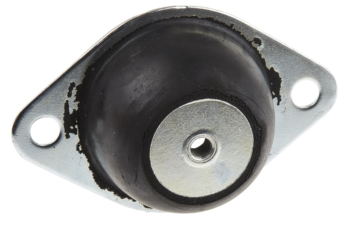 RS PRO M8 Anti Vibration Mount with 42kg Compression Load