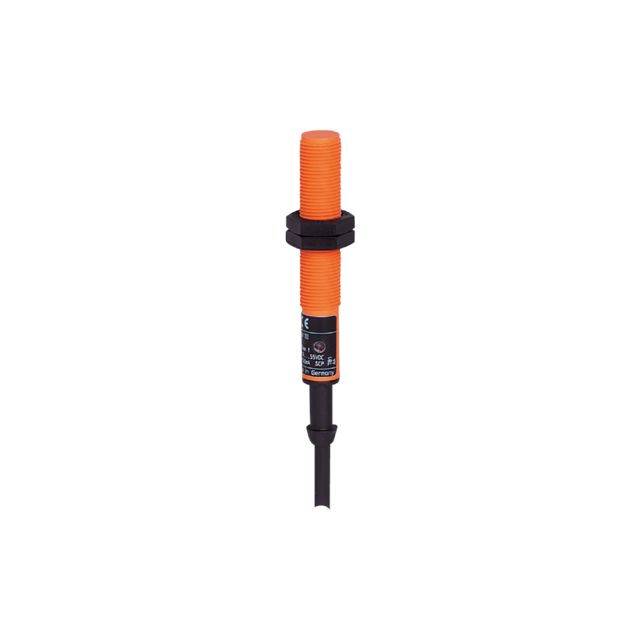 ifm electronic Inductive Threaded Barrel Proximity Sensor, M12, 2 mm Detection, PNP NO, 10 → 55 V dc