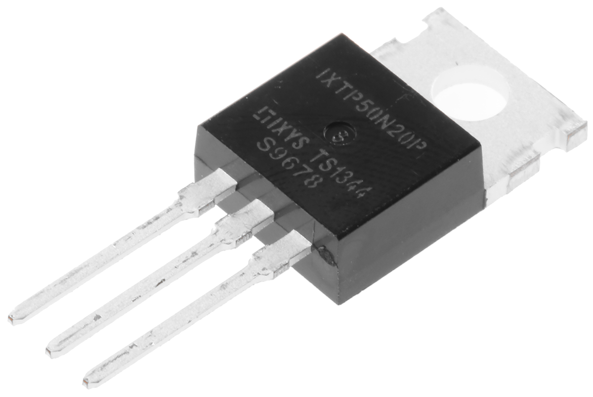 IXYS Type N-Channel MOSFET, 50 A, 200 V Enhancement, 3-Pin TO-220 IXTP50N20P