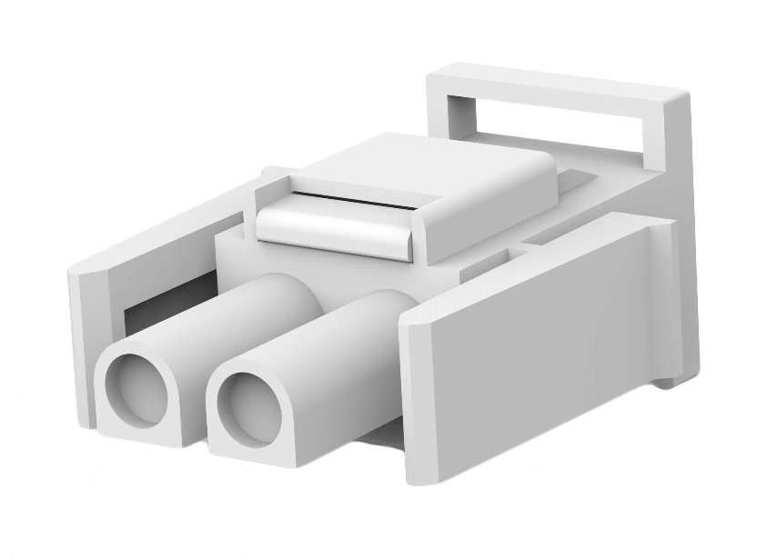 TE Connectivity, Universal MATE-N-LOK II Male Connector Housing, 6.35mm Pitch, 2 Way, 1 Row