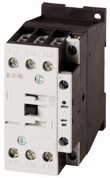 Eaton DILM Contactor, 500 V dc Coil, 3-Pole, 38 A, 6.5 kW, 1 NC, 400V