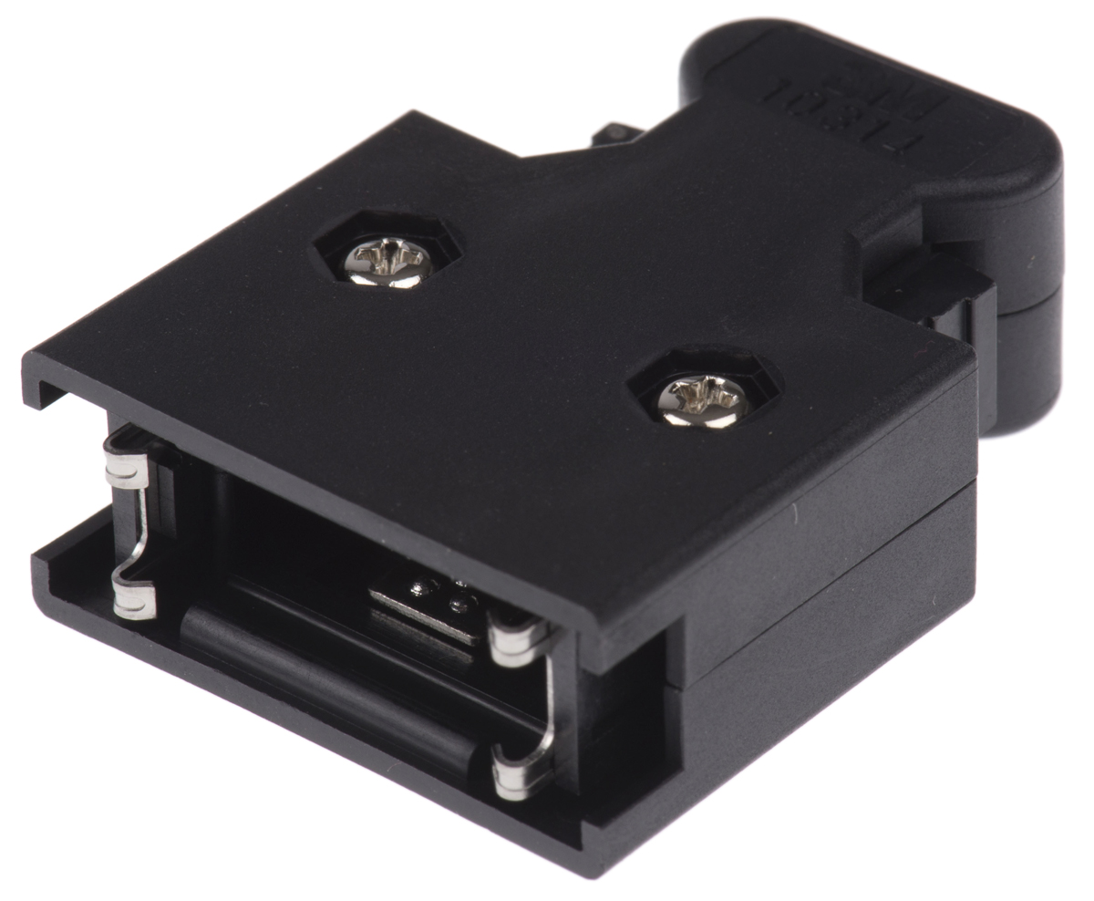 3M 103 Series PBT D Sub Backshell, 14 Way, Strain Relief