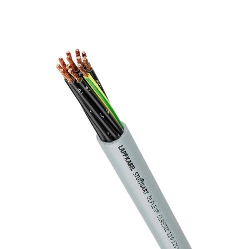 Lapp ÖLFLEX CLASSIC 110 Control Cable, 4 Cores, 1 mm² CSA 17 AWG, Unscreened, 100 m, Grey Polyvinyl Chloride Sheath