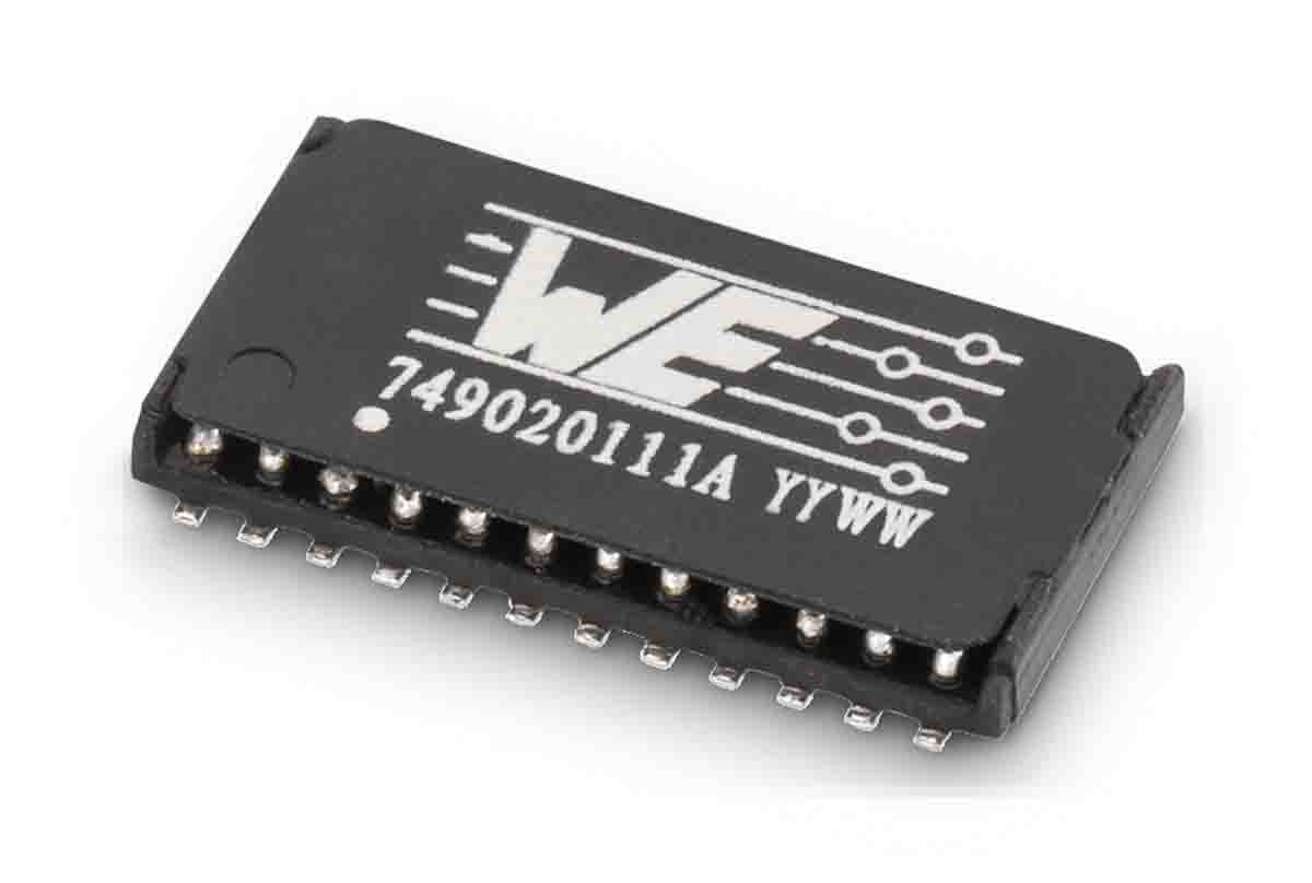 Surface Mount Lan Ethernet Transformer, 18.3 x 12.2 x 6.35mm