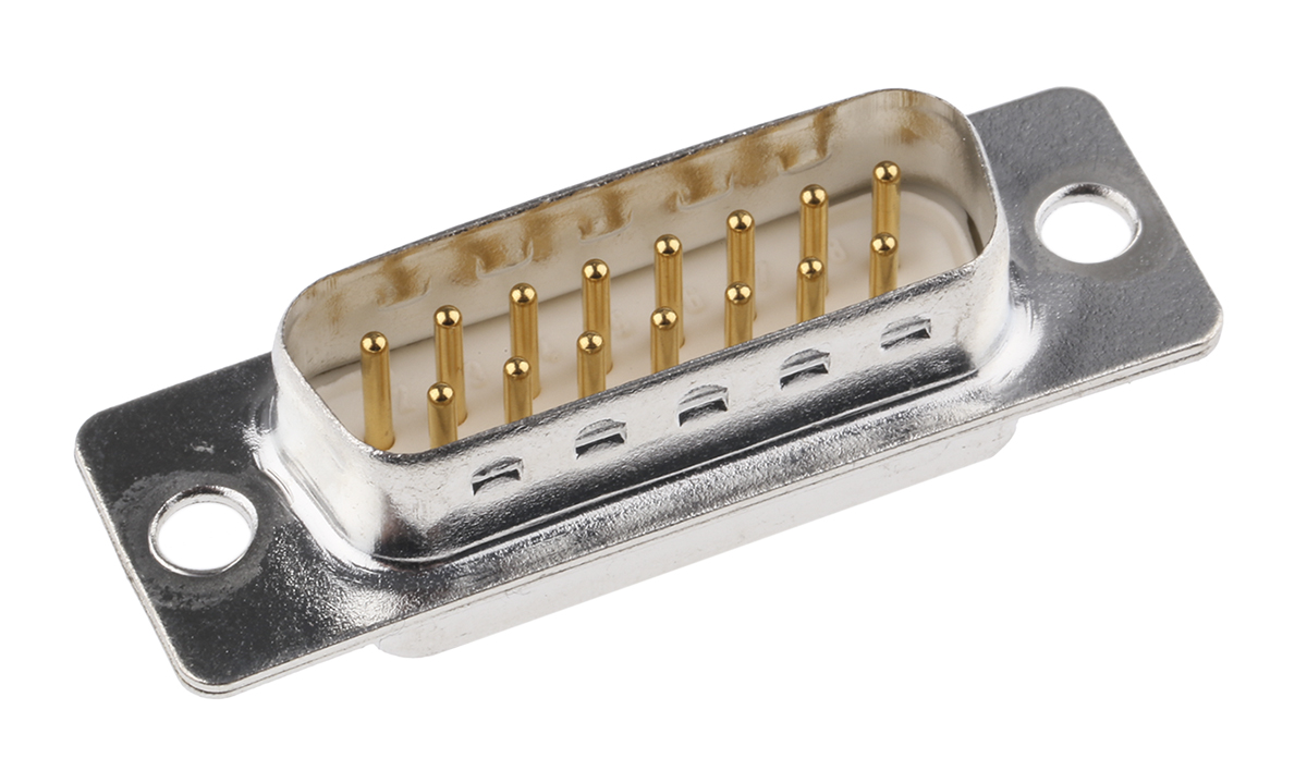 FCT from Molex F 15 Way Panel Mount D-sub Connector Plug