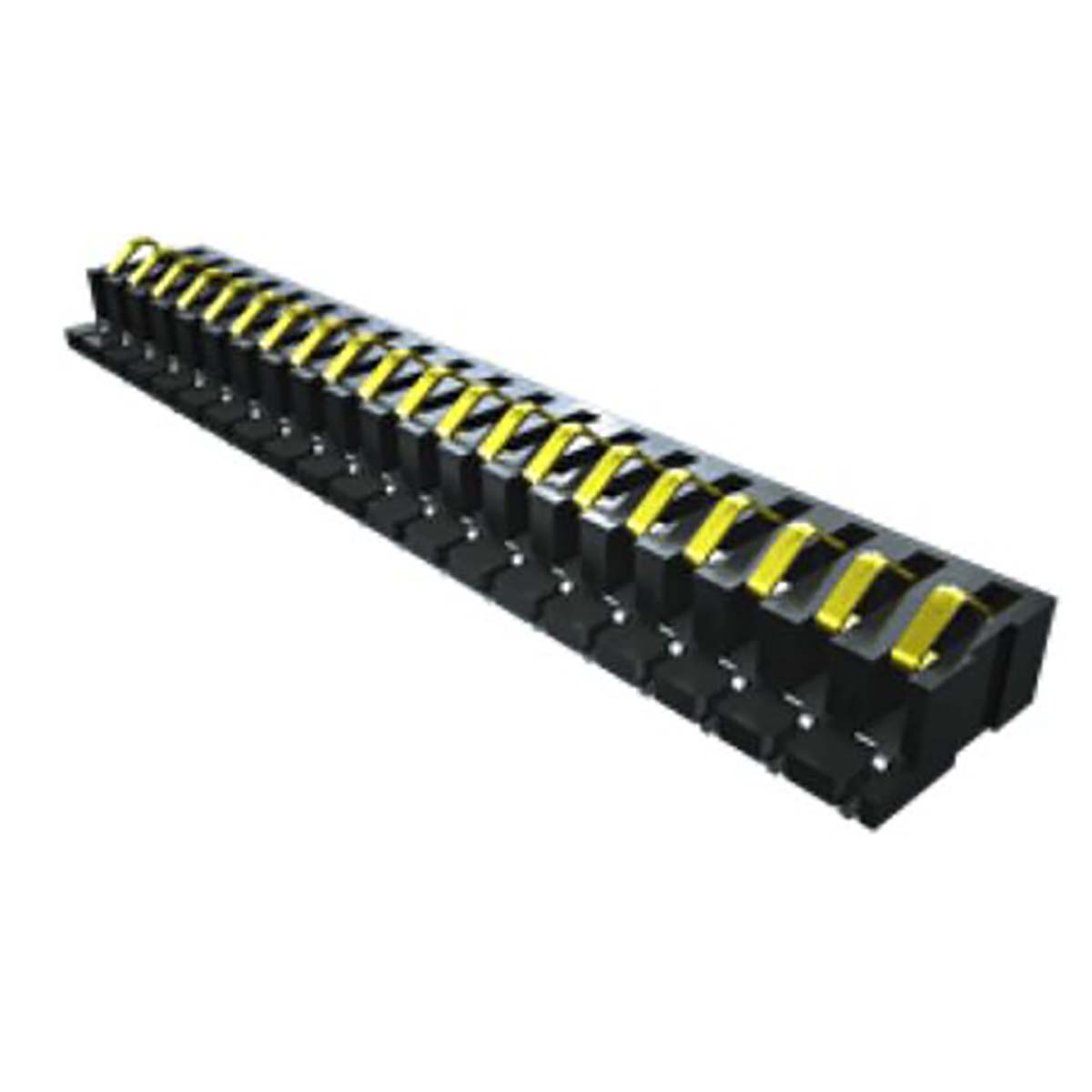Samtec SIB Series Straight Surface PCB Header, 12 Contact(s), 2.54 mm Pitch, 1 Row, Shrouded