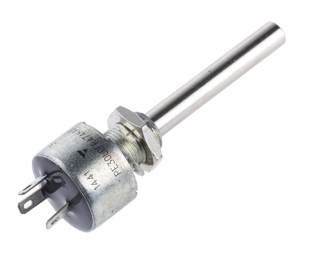 Vishay PE30 470kΩ Rotary Potentiometer 1-Gang Panel Mount, PE30L0FR474KAB