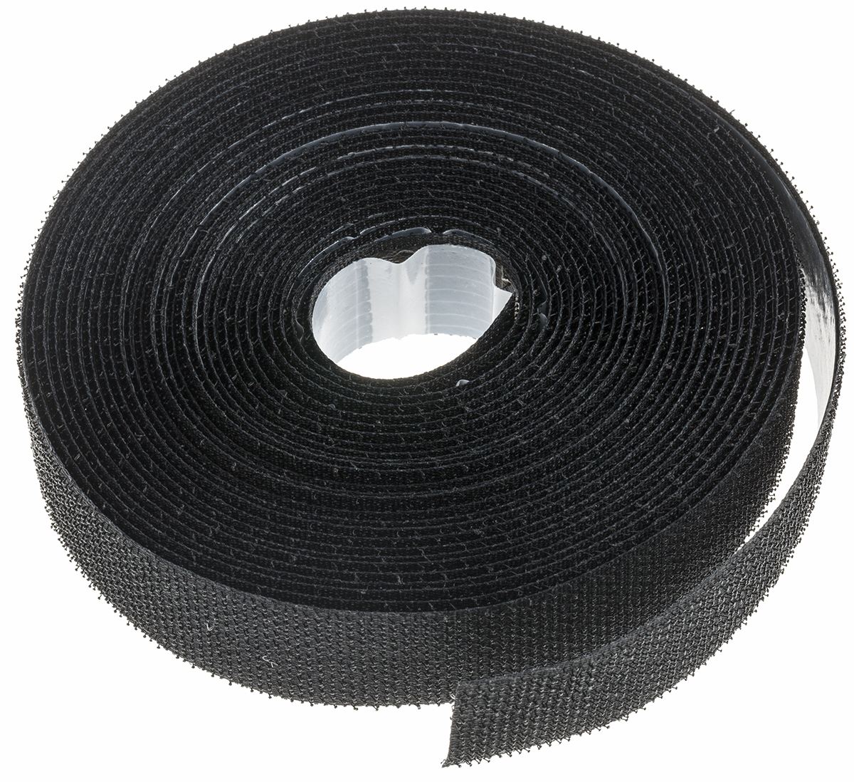 RS PRO Black Hook Tape, 20mm x 5m