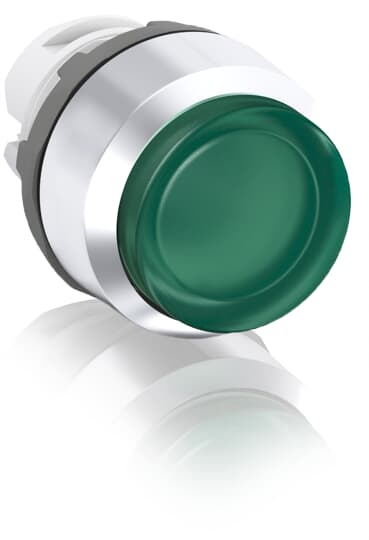 ABB MP3 Series Green Momentary Push Button Head, 22.5mm Cutout
