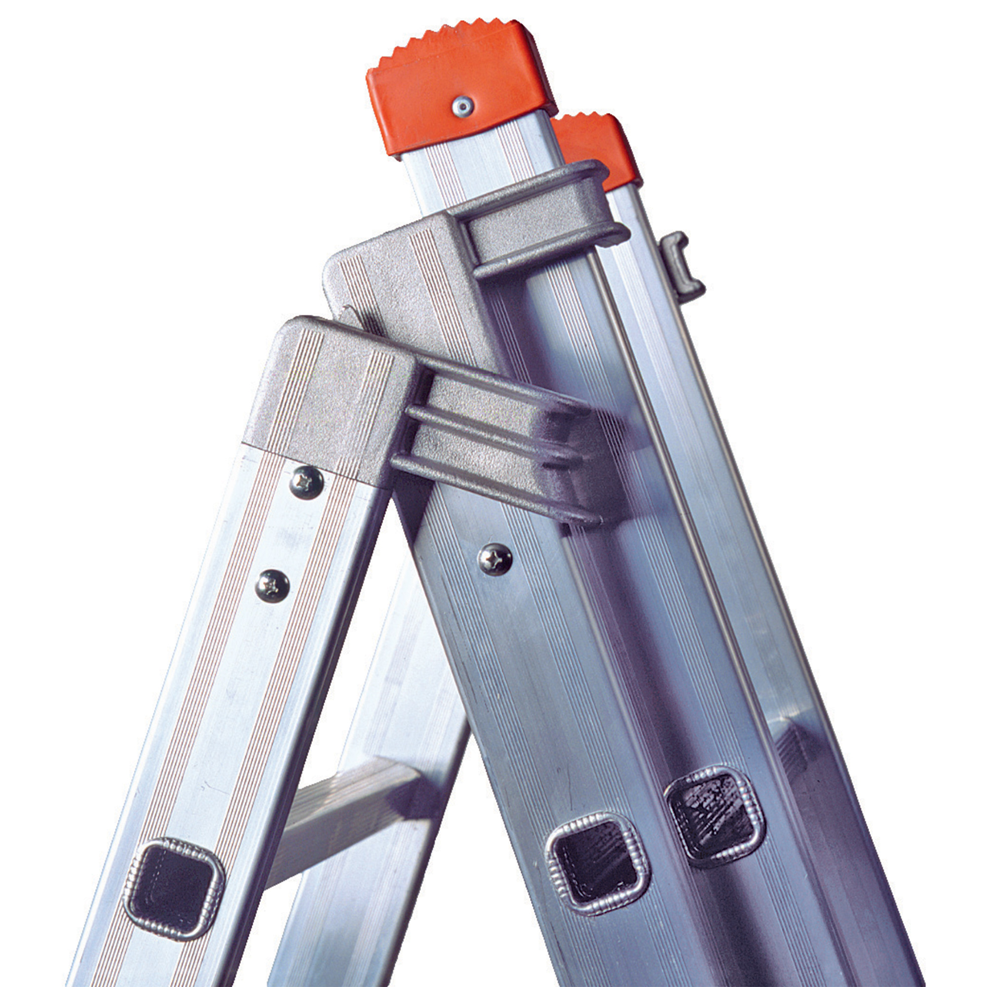 RS PRO 7 Step Steel Extension Ladder, 5.02mm Open Length