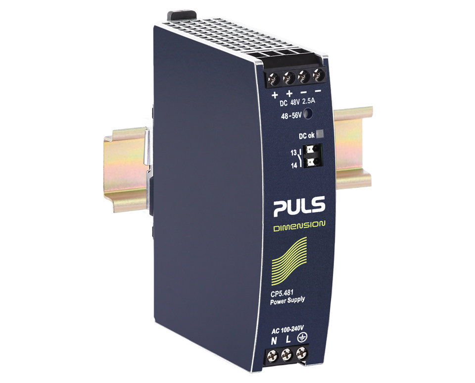 PULS C Series DIN Rail Power Supply, 100 → 240V ac, dc Input, 48V dc Output, 2.1 → 2.4A Output, 120W