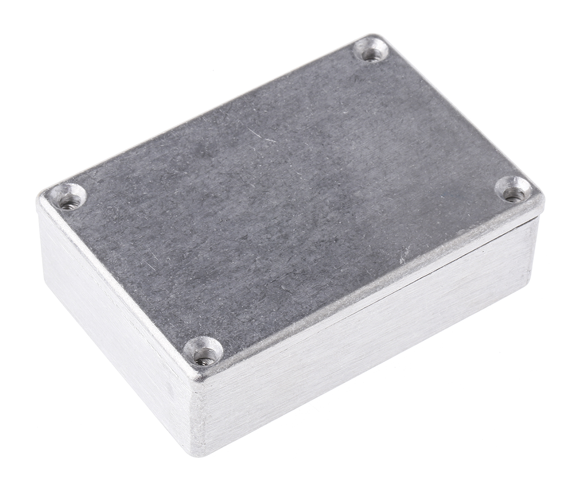 Deltron 480 Series Silver Die Cast Aluminium Enclosure, IP66, IP67, IP68, Silver Lid, 80 x 55 x 26mm