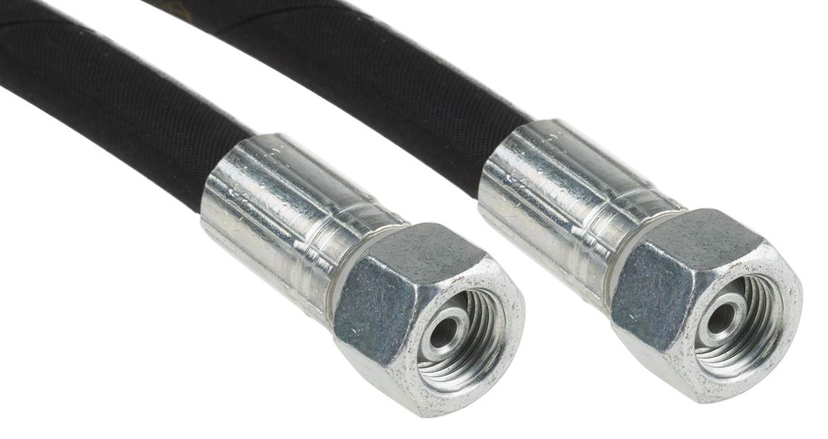 RS PRO 2000mm Nylon Hydraulic Hose Assembly, 210bar Max Pressure
