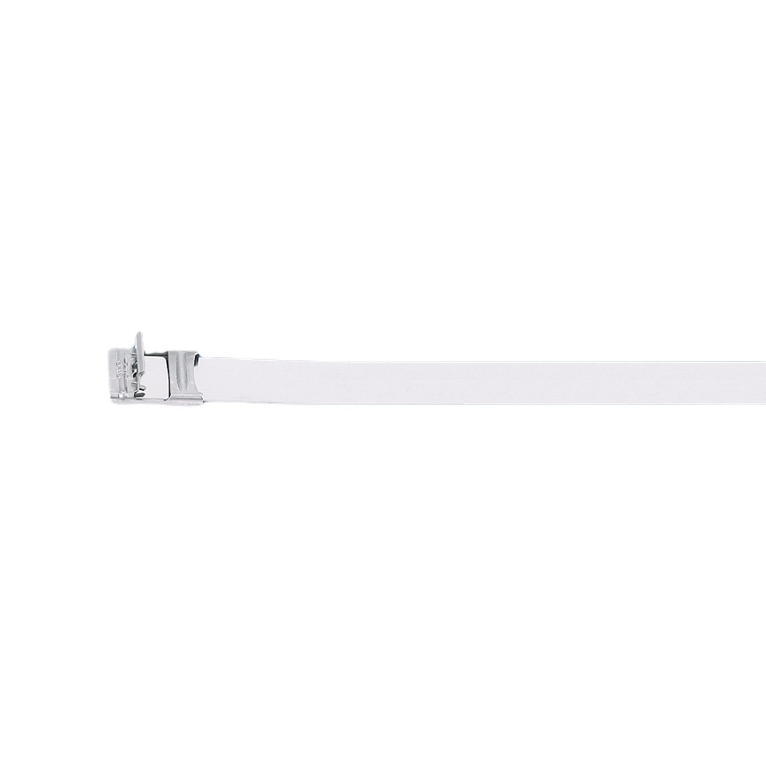 Panduit Cable Tie Assemblies, Strapping, 620mm x 15.9 mm, Natural 304 Stainless Steel, Pk-50