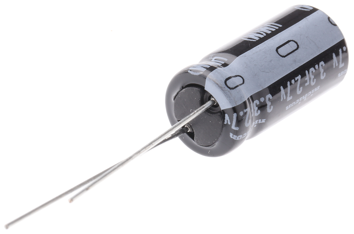 Nichicon 3.3F Supercapacitor ±20% Tolerance, UM 2.7V dc, Through Hole