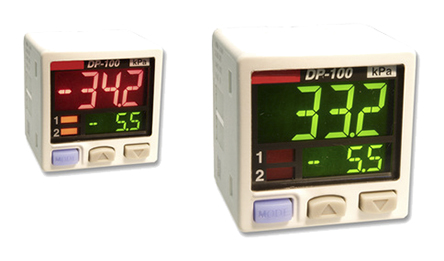 Panasonic Pressure Sensor, -1bar Min, 10bar Max, 2x PNP-NO/NC Output, Relative Reading