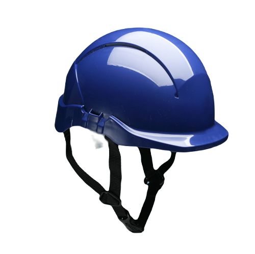 Centurion Safety Concept SecurePlus Blue Helmet with Chin Strap, Adjustable