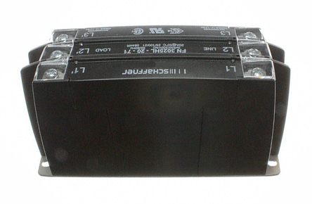 Schaffner, FN3025 20A 520/300 V ac 0 → 60Hz, Chassis Mount EMC Filter, Screw 3 Phase