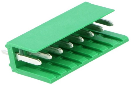 TE Connectivity AMPMODU MOD I Series Straight Through Hole PCB Header, 8 Contact(s), 3.96 mm Pitch, 1 Row, Shrouded