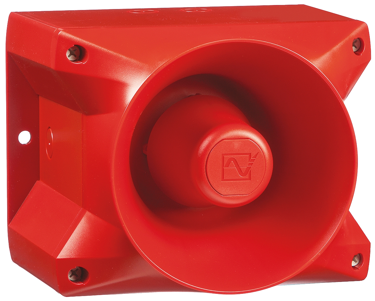 Pfannenberg PA 20 Series Panel Mount Electronic Sounder, 24 V dc, IP66, DC, 80-Tone