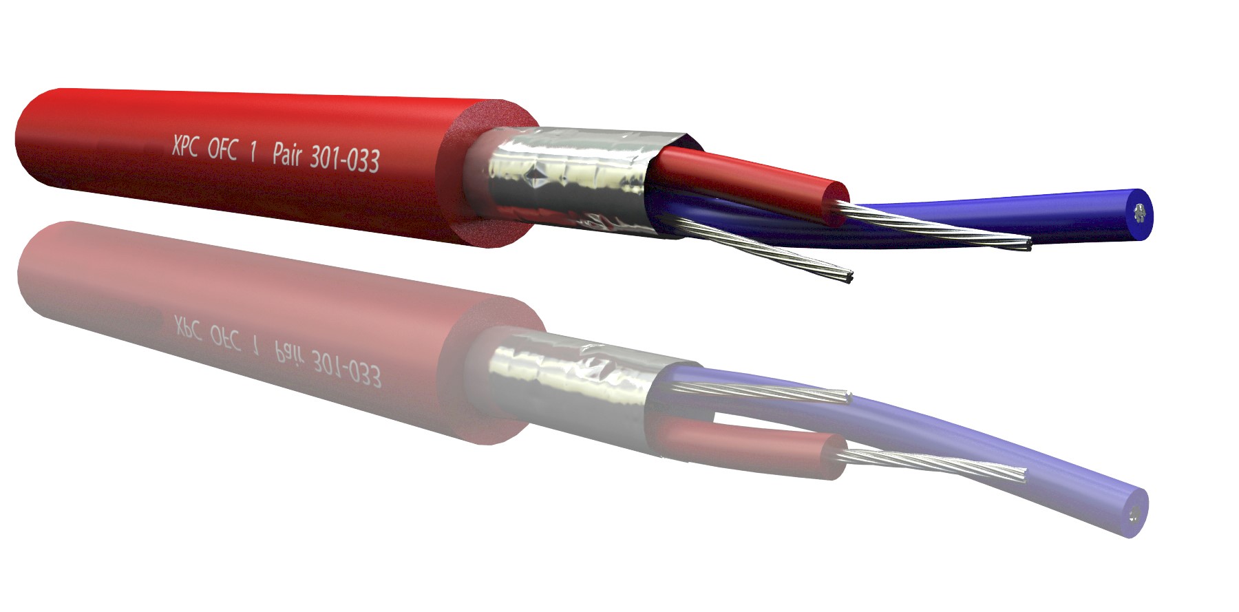RS PRO 2 Core, 0.25 mm² CSA Screened, 3.5mm od, 100m, Red