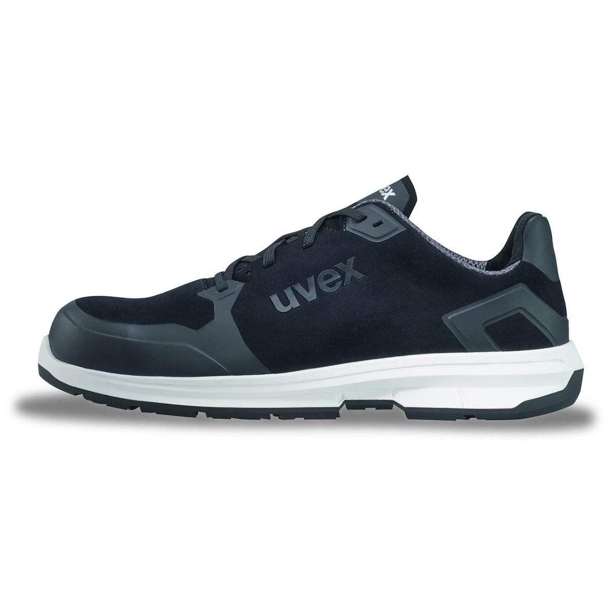 uvex 1 sport Unisex Black, White Composite Toe Capped Safety Trainers, EU 38