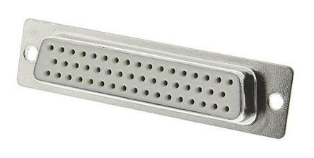 Provertha TMC 50 Way Panel Mount D-sub Connector Socket