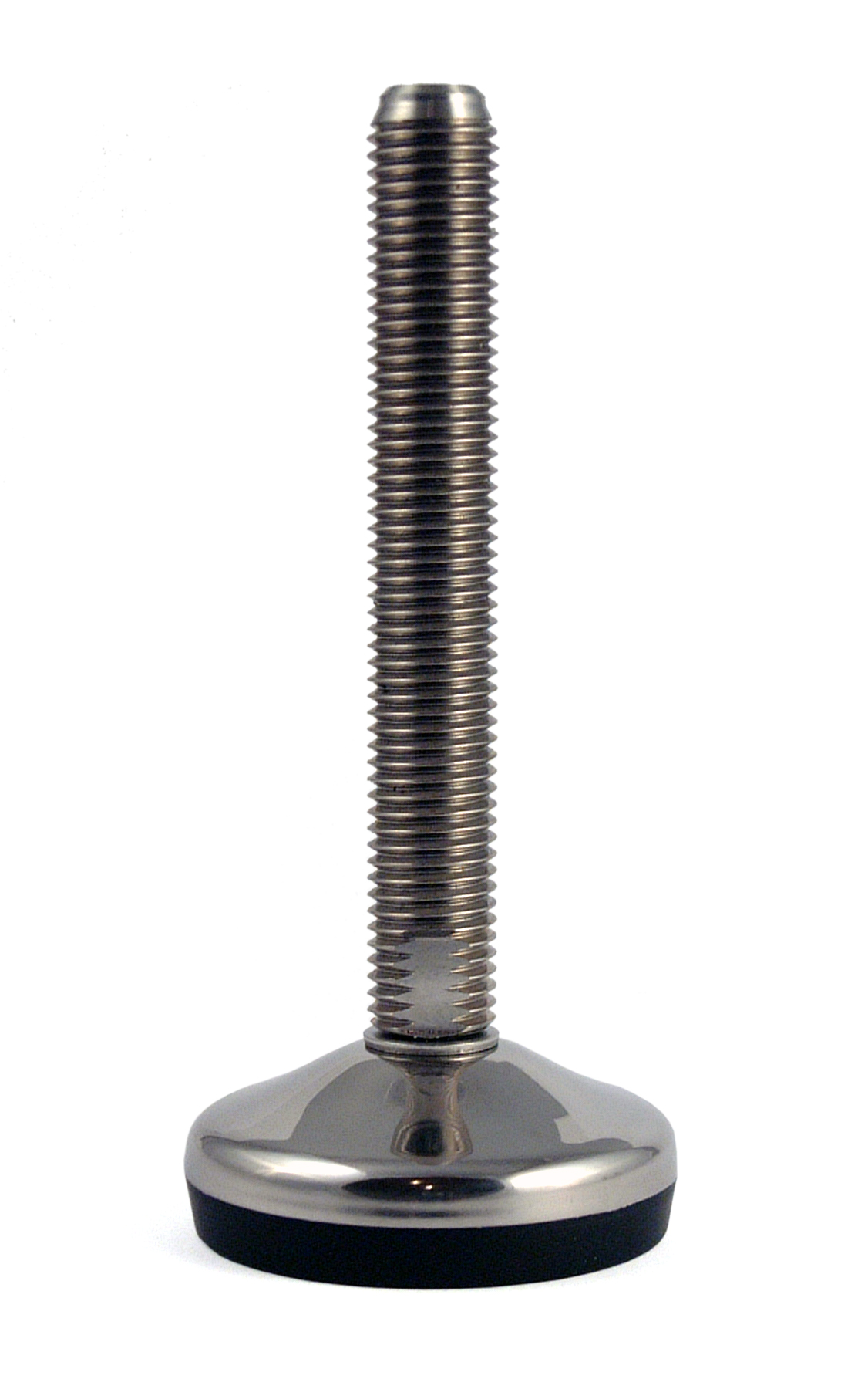 RS PRO M16 60mm Dia. Rubber Adjustable Foot, 700kg Static Load Capacity 10° Tilt Angle