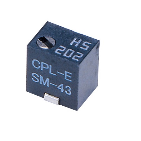 SMD Trimmer Potentiometer 0.25W Top Adjust Nidec Components
