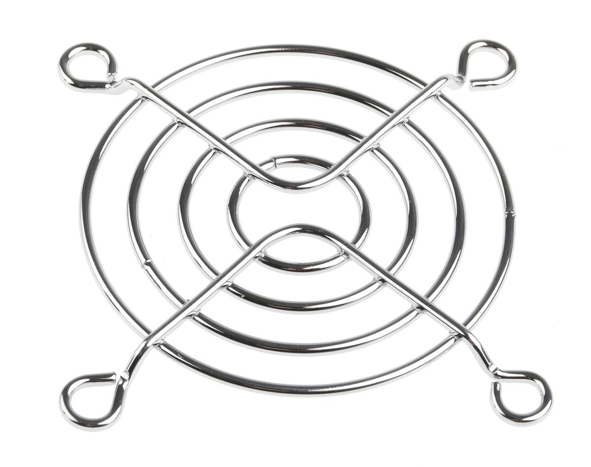 ebm-papst LZ28CP Series Steel Finger Guard for 60mm Fans, 50mm Hole Spacing, 53.2 x 53.2mm