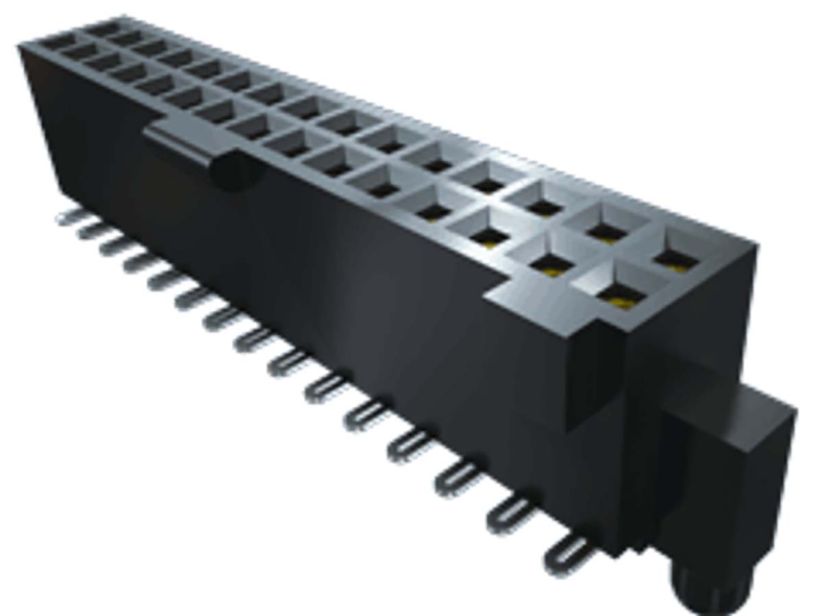 Samtec SFML Series Straight Surface Mount PCB Socket, 30-Contact, 2-Row, 1.27mm Pitch, Solder Termination