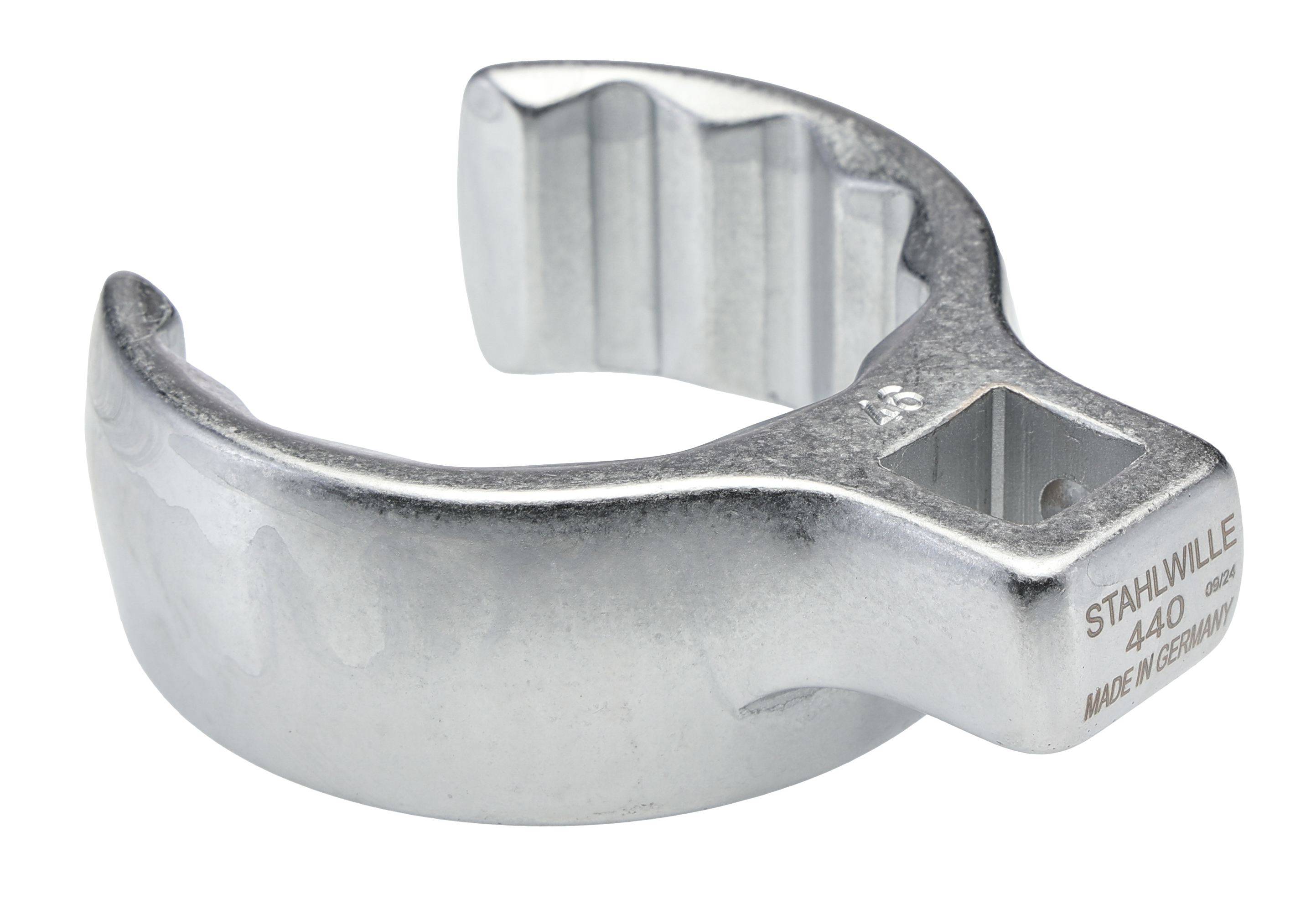 STAHLWILLE 440 Series Crow Foot Crowfoot Wrench, Spanner size 46mm L.78mm, 26 x 34.1mm Insert, Chrome Plated Finish