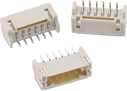 Wurth Elektronik WR-WTB Series Right Angle Surface PCB Header, 8 Contact(s), 2 mm Pitch, 1 Row, Shrouded