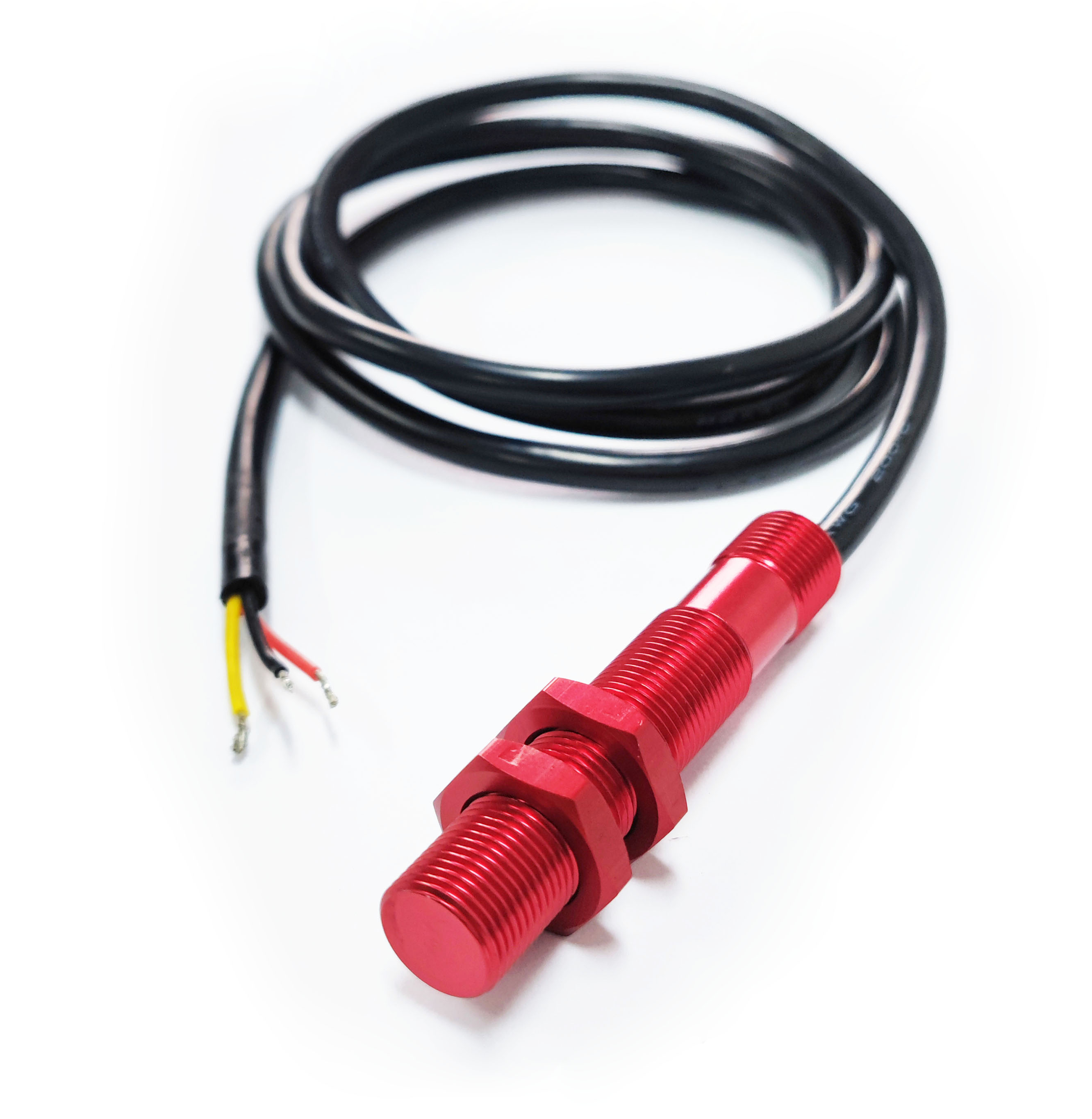RS PRO Panel Hall Effect Sensor, NPN Output, 24 V dc, Barrel Body, 0.5 → 2.5 mm, 20V