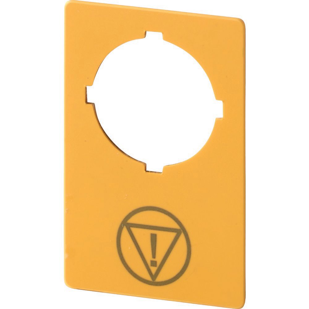 Eaton Label for Use with M22 Pushbuttons, Emergency Stop, Emergency Stop