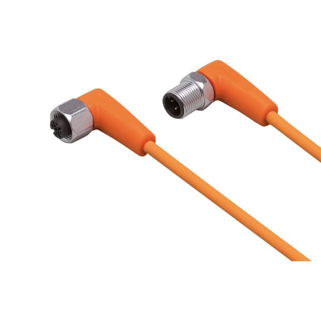 ifm electronic Male 1 way M12 to Female 1 way M12 Sensor Actuator Cable, 10 m