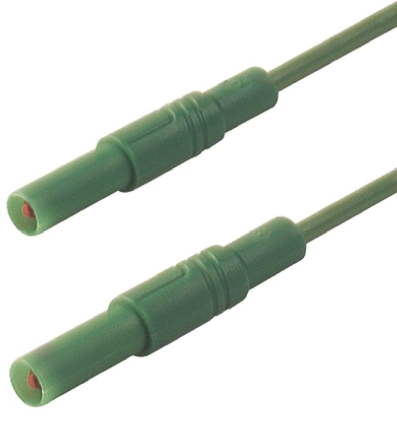Hirschmann Test & Measurement, 32A, 1000V ac/dc, Green, 1m Lead Length