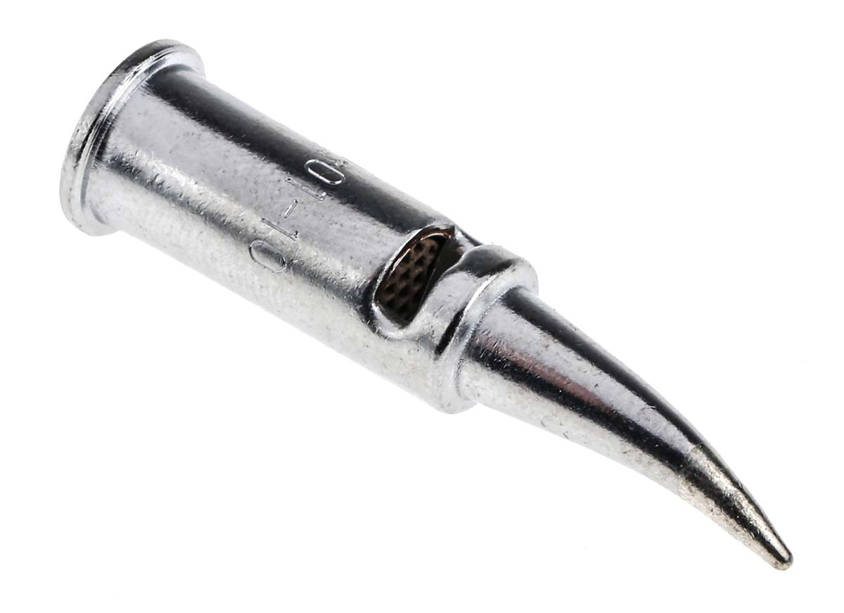 Weller 70 01 10 1 mm Bent Conical Soldering Iron Tip for use with Standard Pyropen, Piezo
