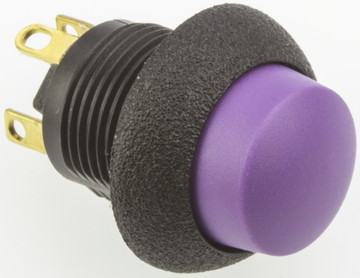 Otto Push Button Switch, Momentary, Panel Mount, SPDT, 25V dc, IP68S