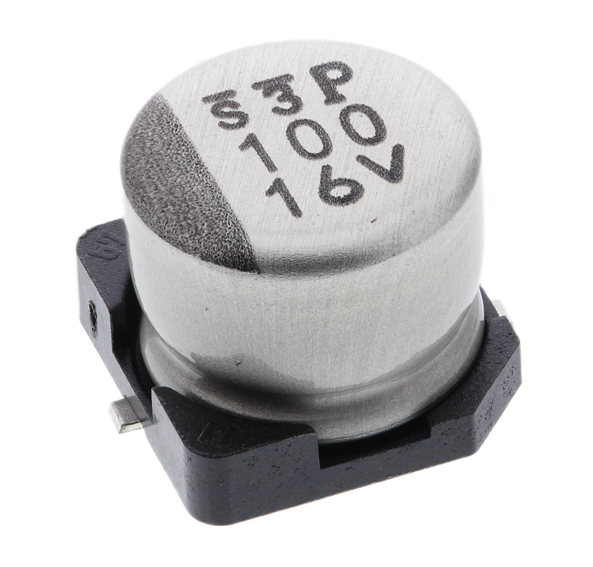 Nichicon 100μF Aluminium Electrolytic Capacitor 16V dc, Surface Mount - UWT1C101MCL1GB