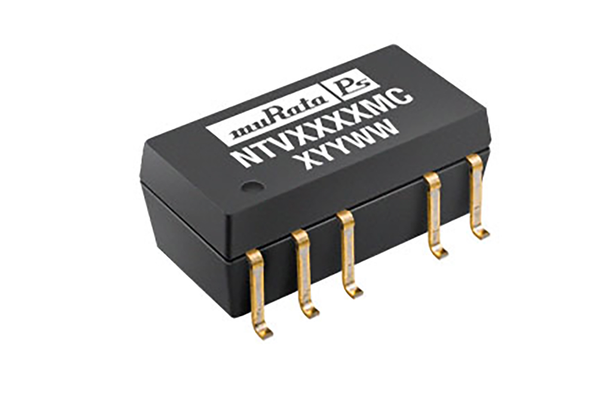 Murata Power Solutions NTV DC-DC Converter, ±15V dc/ ±33mA Output, 10.8 → 13.2 V dc Input, 1W, Surface Mount,