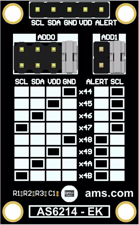 ams OSRAM AS6214-EK Position Sensor Evaluation Kit for AS6214 AS6214